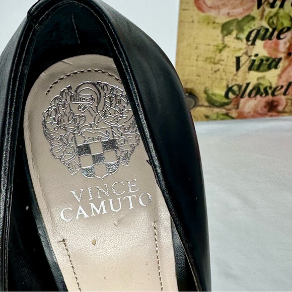 Vince Camuto Black Women's Pumps Mid Heels Size 9 - Picture 9 of 16